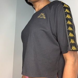 Black Kappa 222 Banda Apua Crop Top